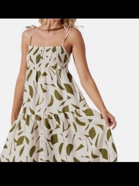 ASTR Linen Midi Dress NWOT